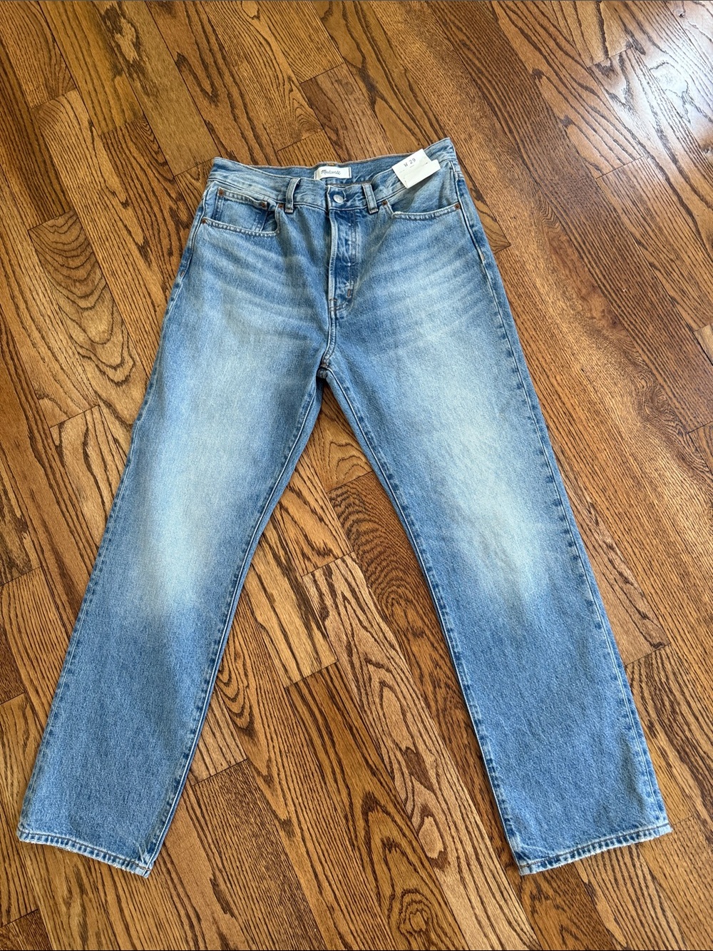 Madewell Light Blue Straight Leg Jeans